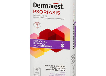 Dermarest Psoriasis Medicated Moisturizing Shampoo Plus Conditioner 8 Fl Oz (Pack Of 7)