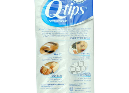 Q-Tips Flexible Cotton Swabs, For Home First Aid and Beauty, 100% Cotton, 170 Count (Pack Of 1)