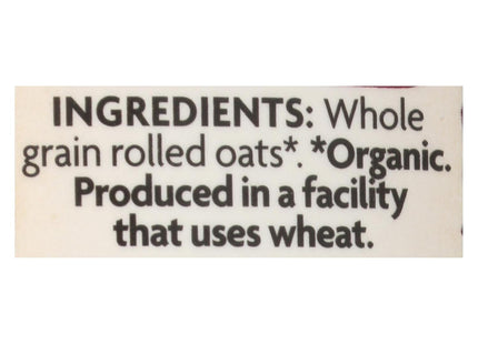 Nature’s Path Organic Old Fashioned Whole Grain Rolled Oats, Oven Toasted, Non-GMO, 18 Ounce (Pack Of 1)