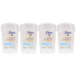 Dove Clinical Protection Women's Antiperspirant Deodorant Stick, Original Clean, 1.7 Ounce (Pack Of 4)