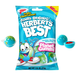 Herbert s Best Planet Gummi Planet Gummies with Fruity Centers 2.6 Ounce (Pack Of 24)