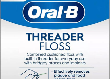 Oral-B Glide Pro-Health, Dental Threader Floss, For Braces Bridges Implants, 30 Count (Pack Of 10)