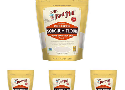 Bob's Red Mill Gluten Free,  whole grain, Stone Ground, Sweet White Sorghum Flour, 22 Ounce (Pack Of 2)