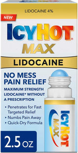 Icy Hot Original Medicated Pain Relief Liquid with No Mess Applicator 2.5 Fluid Ounces (Pack Of 5)