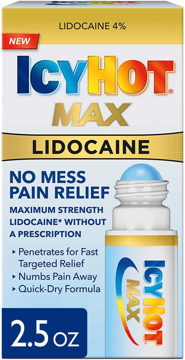 Icy Hot Original Medicated Pain Relief Liquid with No Mess Applicator 2.5 Fluid Ounces (Pack Of 1)