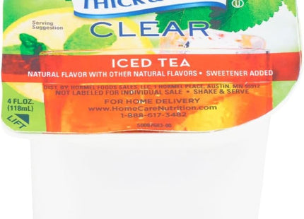 Hormel Thick & Easy Clear Thickened Iced Tea, Nectar Consistency, 4 Ounce (PacK Of 24)