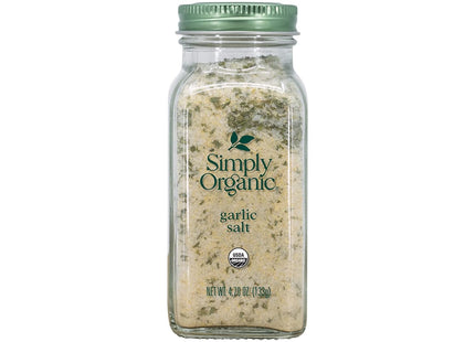 Simply Organic, Garlic Salt, Certified USDA Organic, Kosher, Jar, 4.7 Ounce (Pack Of 3)