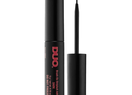 Duo Eye Lash Glue Brush-On Strip lash Adhesive, Dark Tone Eyelash, 0.18 Ounce (Pack Of 12)