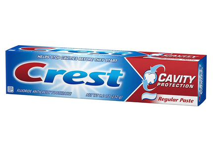 Crest Fluoride Cavity Protection Toothpaste, Regular Past, 8.20 Ounce (Pack Of 4)