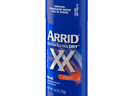 Arrid XX Extra Extra Dry, Maximum Strength, Antiperspirant Deodorant Stick, Solid Regular, 2.6 Ounce (Pack Of 2)