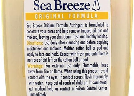 Sea Breeze Classic Clean, Astringent, Original Formula, Refreshing, 10 Ounce (Pack Of 1)