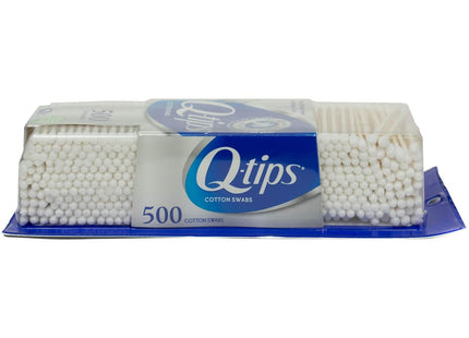 Q-tips Cotton Swabs, Original for Home, First Aid and Beauty, 100% Cotton 500 Count (Pack Of 2)