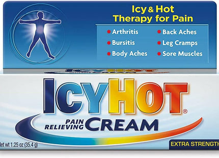 ICY HOT Methyl Salicylate Topical, Muscles & Joints,  Pain Relief Cream, 1.25 Ounce (Pack Of 1)