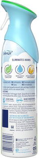 Febreze AIR Effects Air Freshener Meadows & Rain, Original Scent, Aerosol Spray, 8.8 ounce (Pack Of 6)