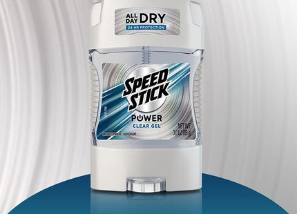 Speed Stick, Ultimate Sport, Antiperspirant Deodorant Stick, Power Clear Gel, 3 Ounce (Pack Of 11)