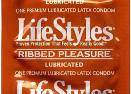 Lifestyles Ultra Ribbed Lubricated Latex, Birth Control, Grab Varieties & Flavors, Condoms 3 Count (Pack Of 12)