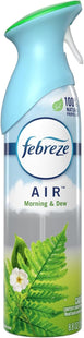 Febreze AIR Effects Air Freshener Meadows & Rain, Original Scent, Aerosol Spray, 8.8 ounce (Pack Of 6)