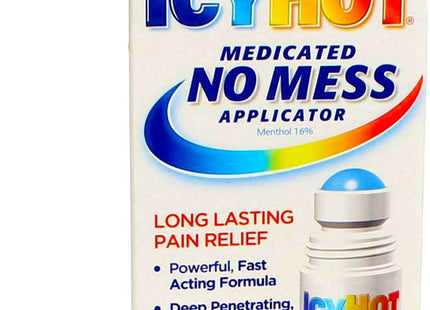 Icy Hot Original Medicated Pain Relief Liquid with No Mess Applicator 2.5 Fluid Ounces (Pack Of 5)