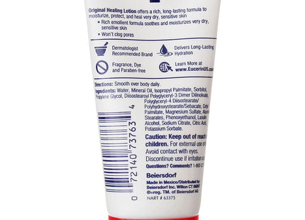 Eucerin Original Moisturizing Lotion, For Extremely Dry Skin, Emollient Enriched Lotion 1 Ounce (Pack Of 5)