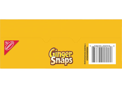 NABISCO Real Ginger Snaps Cookies, Ginger Old Fashioned Cookies, Crunchy Snack, 16 Ounce (Pack Of 24)