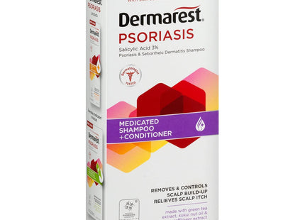 Dermarest Psoriasis Medicated Moisturizing Shampoo Plus Conditioner 8 Fl Oz (Pack Of 7)