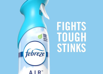 Febreze AIR Effects Air Freshener, Handheld Aerosol, Odor-Eliminating, Heavy Duty Crisp Clean, 8.8 oz (Pack Of 5)