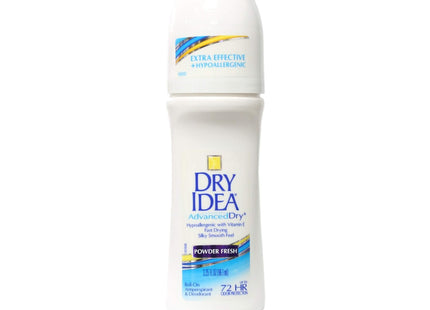 Dry Idea Anti-Perspirant Deodorant, 72-Hour Odor Protection. Roll On Advanced Dry Powder Fresh, 3.25 Ounces (Pack Of 1)