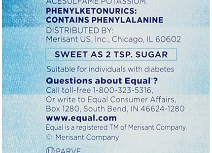 Equal Original 0 Calories Sweetener Classic Packets Gluten Free, 230 Count (Pack Of 2)