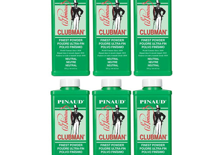 Clubman Pinaud Finest Powder in Flesh, Classic Deodorizing Powder for Men, Talc Talco Ultra-Fin Powder, 9 Ounce (Pack Of 3)