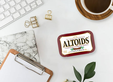 Altoids Curiously Strong Mints, Cinnamon Breath Mints Strong, Tins Pack, 1.76 ounce (Pack Of 1)