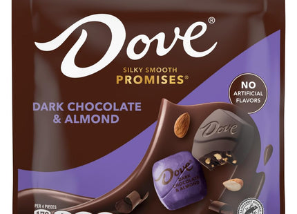 Dove Promises Dark Chocolate And Almond Candy Bar, Each individually foil-wrapped, 6.74 Ounce (Pack Of 1)