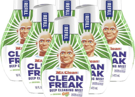 Mr. Clean, Clean Freak Deep Multi-Surface Cleaning Liquid Spray Refill, Gain, Original Scent, 16 Fluid Ounces (Pack Of 2)