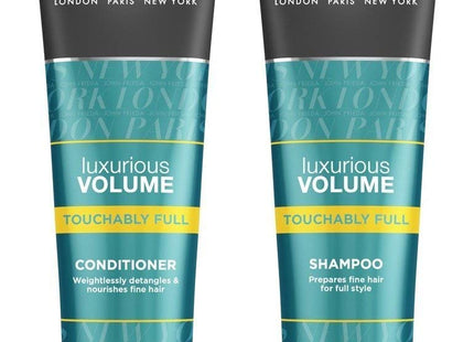 John Frieda Luxurious Volume Touchably, Natural Fullness Lightweight Conditioner, Safe for Color Treated Hair, for Fine or Flat Hair, 8.45 Ounces (Pack Of 2)