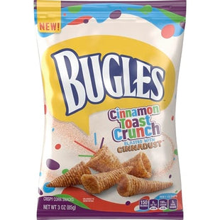 Bugles Corn Snacks, Cinnamon Toast Crunch, Sweet and Salty Churro, 3 Ounce (Pack Of 1)