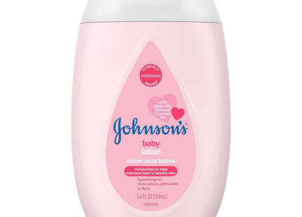 Johnson’s Baby Moisturizing Pink Baby Lotion with Coconut Oil - 3.4 Fl Oz