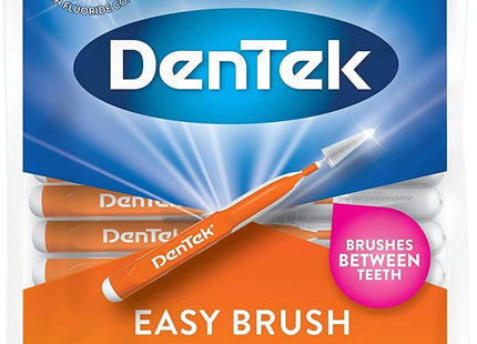 DenTek Easy Brush Interdental Oral Cleaners, Standard, Fresh Mint, 16 Count, (Pack Of 1)