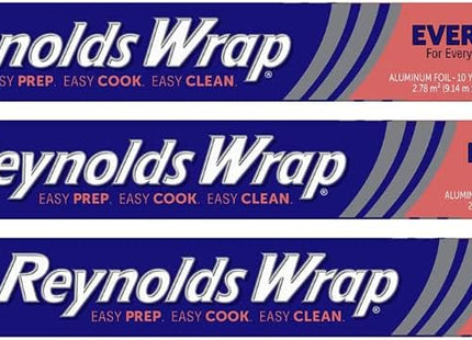 Reynolds Food wrap Aluminum Foil, Standard 12 Inch, 30 Square Feet Box (Pack Of 3)