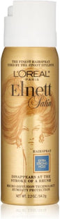 L'Oreal Paris Elnett Satin Extra Strong Hold Hairspray, Humidity Resistant, 2.2 fl oz (Pack Of 12)