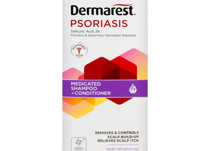 Dermarest Psoriasis Medicated Moisturizing Shampoo Plus Conditioner 8 Fl Oz (Pack Of 7)