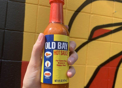 OLD BAY Hot Sauce, Limited Edition, Sauce and Seasoning, Perfect for Tabletop, 5 Ounce (Pack Of 24)