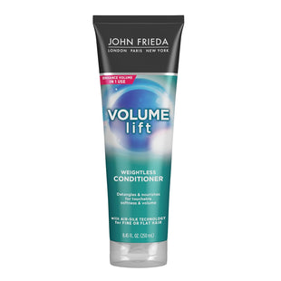 John Frieda Luxurious Volume Touchably, Natural Fullness Lightweight Conditioner, Safe for Color Treated Hair, for Fine or Flat Hair, 8.45 Ounces (Pack Of 24)