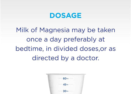 Phillips Milk of Magnesia, Gentle Relief Liquid Magnesium Laxative, Original 4 Fl Oz (Pack Of 1)