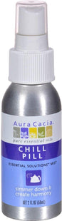 Aura Cacia Essential Solutions Mist, Chill Pill, 2 Fluid Ounce (Pack Of 3)