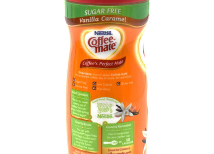 Nestle Coffee mate. Vanilla Caramel, Sugar Free, Coffee Creamer Powder, Non-dairy, Lactose Free, 10.2 Ounce (Pack Of 4)