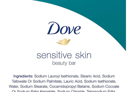 Dove Bath Beauty Moisturizing Bars, Gentle Cleanser for Softer And Sensitive Skin, Fragrance-Free, 3.75 Oz 6 Count Each (Pack Of 24)