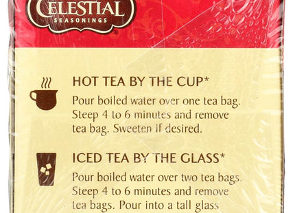 Celestial Seasonings Peppermint Caffeine-Free Herbal Tea Bags, 20 Count (Pack Of 3)