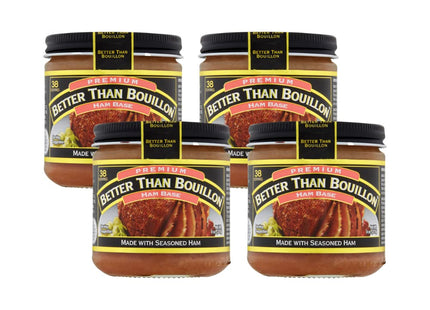 Better Than Bouillon Premium Ham Base, Made with Seasoned Ham 8 Ounce Jar (Pack Of 24)