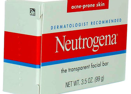 Neutrogena Glycerin Facial Cleansing Bar, for Acne-Prone Skin Formula Soap, 3.5 Ounce (Pack Of 6)