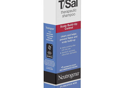 Neutrogena T/Sal Therapeutic Dandruff Relief Daily Shampoo, Scalp Build-up Control, 4.5 FL Ounce (Pack Of 6)