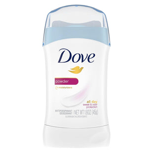 Dove Invisible Solid, Antiperspirant Deodorant Stick, Sweat Odor, All Day Protection, Powder 1.6 Ounce (Pack Of 4)